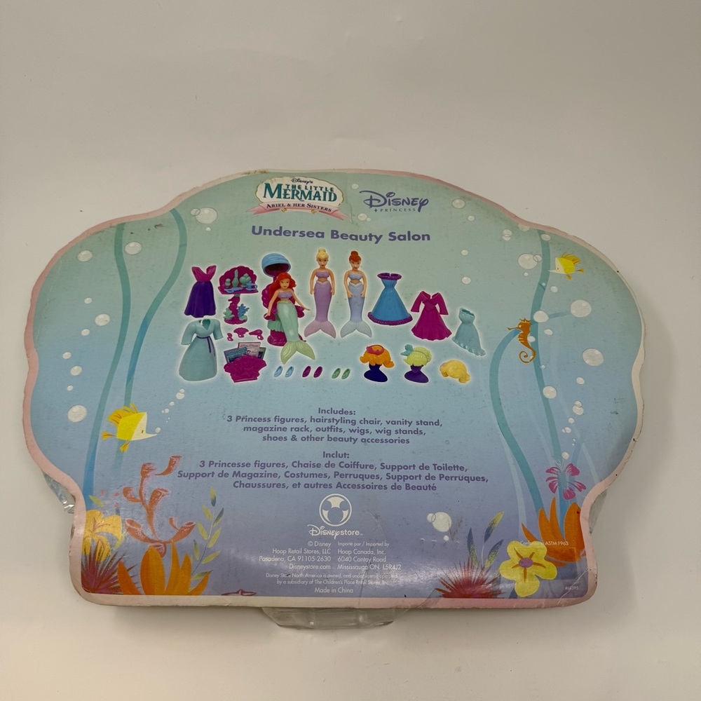 Vintage Disney Rare The Little Mermaid Favorite Moments Undersea Beauty Salon - Picture 8 of 11